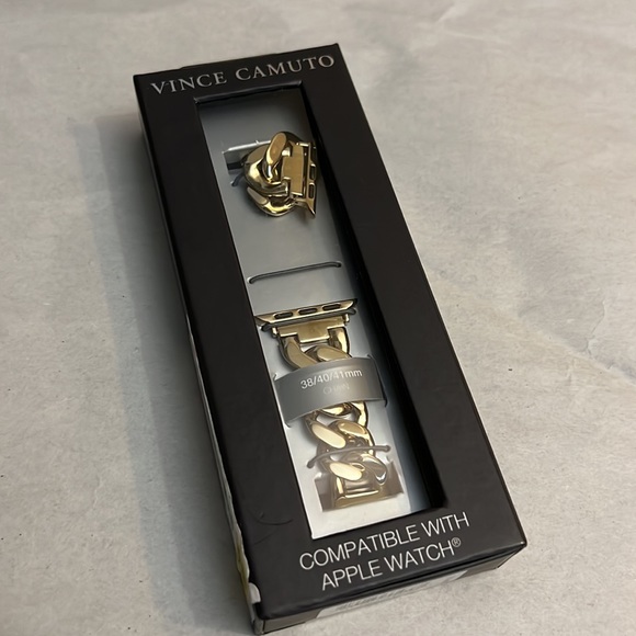 Vince Camuto Goldtone Curb-Chain Bracelet For Apple Watch® - Picture 2 of 7